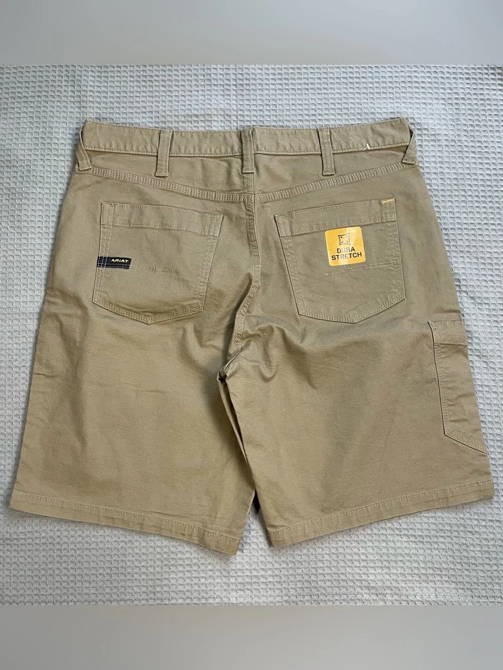 Ariat Rebar DuraStretch Canvas Work Shorts 34 Men’s M4 Relaxed Workwear NWOT